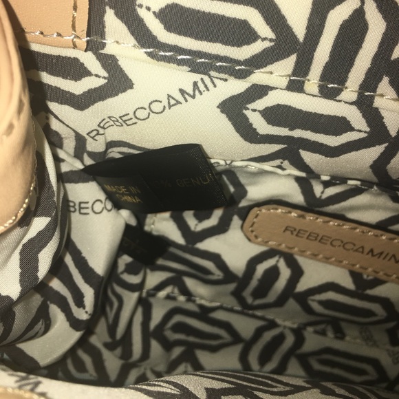 Rebecca Minkoff Quilted Mini Affair Shoulder Bag in Biscuit color. - Picture 8 of 17